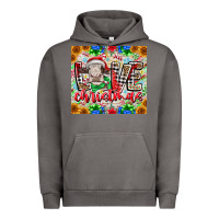Pigment Tornado Love Christmas cow Urban Hoodie - CowhideDigitalArt