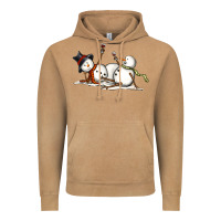 Vintage Camel snowman with wine Vintage Hoodie - MaliasSmallBusiness