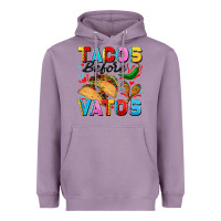 Lavender Tacos before Vatos Valentine's Day Heavyweight Hoodie - FaDigitalArtStudio