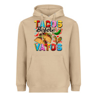 Mushroom Tacos before Vatos Valentine's Day Heavyweight Hoodie - FaDigitalArtStudio