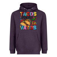 Plum Tacos before Vatos Valentine's Day Heavyweight Hoodie - FaDigitalArtStudio