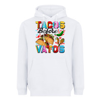 Tacos Before Vatos Valentine's Day Heavyweight Hoodie | Teevron