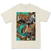 Bone Western Camo Moose Premium Tee - LillyAllenDesigns