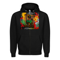 Black juneteenth black woman fashion girl Zipper Hoodie - CowGirlArtShop