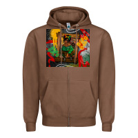 Chestnut juneteenth black woman fashion girl Zipper Hoodie - CowGirlArtShop
