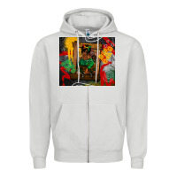 Dove Grey juneteenth black woman fashion girl Zipper Hoodie - CowGirlArtShop