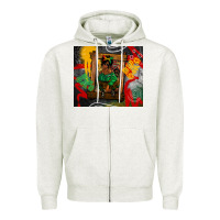 Oatmeal Heather juneteenth black woman fashion girl Zipper Hoodie - CowGirlArtShop