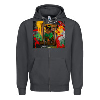 Smoke juneteenth black woman fashion girl Zipper Hoodie - CowGirlArtShop