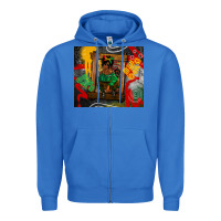 True Royal juneteenth black woman fashion girl Zipper Hoodie - CowGirlArtShop