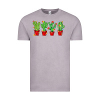 Vintage Zinc Christmas Cactuses Vintage Tee - MaliasSmallBusiness