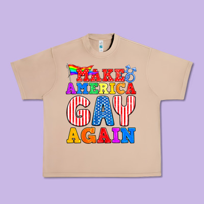 Make America Gay Again Urban Heavy Tee Designed By Bundleandbundleshop