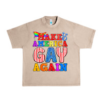 French Oak Make America Gay Again Urban Heavy Tee - BundleAndBundleShop