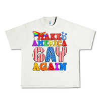 Pistachio Make America Gay Again Urban Heavy Tee - BundleAndBundleShop