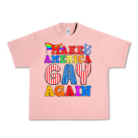 Salmon Make America Gay Again Urban Heavy Tee - BundleAndBundleShop