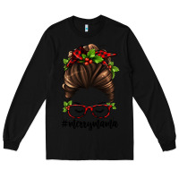 Black christmas merry mama Long Sleeve Tee - Jasminsmagicworld