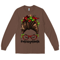 Chestnut christmas merry mama Long Sleeve Tee - Jasminsmagicworld