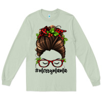 Matcha christmas merry mama Long Sleeve Tee - Jasminsmagicworld