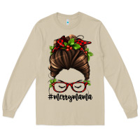 Mushroom christmas merry mama Long Sleeve Tee - Jasminsmagicworld