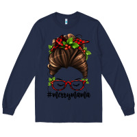 Navy christmas merry mama Long Sleeve Tee - Jasminsmagicworld