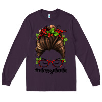 Plum christmas merry mama Long Sleeve Tee - Jasminsmagicworld