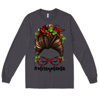 Smoke christmas merry mama Long Sleeve Tee - Jasminsmagicworld