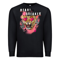 Black Heart breaker Valentine's Day Premium Sweatshirt - FaDigitalArtStudio