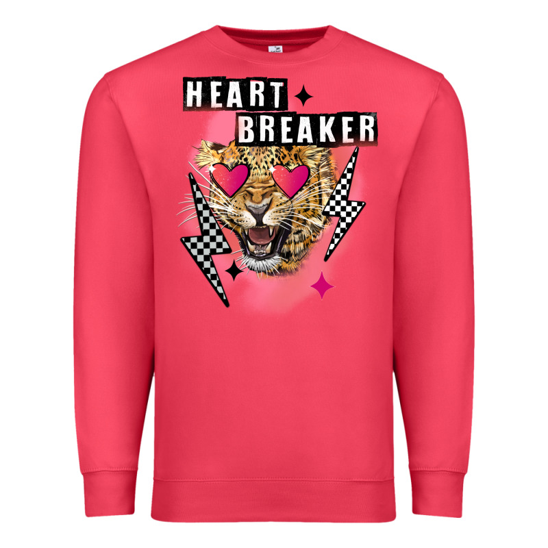 Heart Breaker Valentine's Day Premium Sweatshirt by FaDigitalArtStudio | Teevron