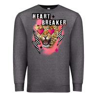Charcoal Heather Heart breaker Valentine's Day Premium Sweatshirt - FaDigitalArtStudio