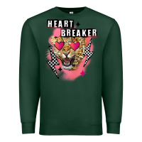 Sports Green Heart breaker Valentine's Day Premium Sweatshirt - FaDigitalArtStudio