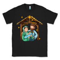 Black jesus newborn oh holy night Classic Tee - MaliasSmallBusiness