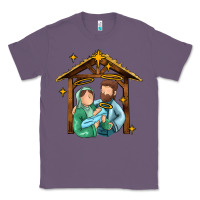 Lavender jesus newborn oh holy night Classic Tee - MaliasSmallBusiness