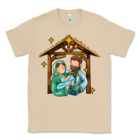 Mushroom jesus newborn oh holy night Classic Tee - MaliasSmallBusiness