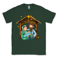Sports Green jesus newborn oh holy night Classic Tee - MaliasSmallBusiness