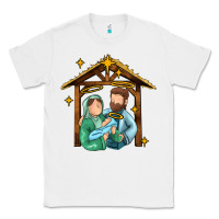 White jesus newborn oh holy night Classic Tee - MaliasSmallBusiness
