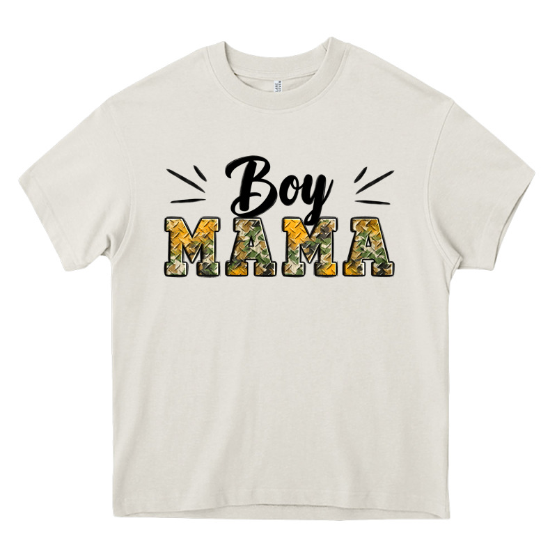 Boy Mama Camouflage Pattern Mother's Day Heavy Core Tee by Artiststas | Teevron