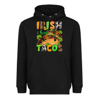 Black St. Patrick's Irish i had tacos Heavyweight Hoodie - OliviaCreatesArt