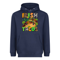 Navy St. Patrick's Irish i had tacos Heavyweight Hoodie - OliviaCreatesArt