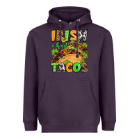 Plum St. Patrick's Irish i had tacos Heavyweight Hoodie - OliviaCreatesArt