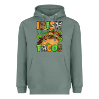 Sage St. Patrick's Irish i had tacos Heavyweight Hoodie - OliviaCreatesArt