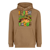 Toasted Coconut St. Patrick's Irish i had tacos Heavyweight Hoodie - OliviaCreatesArt