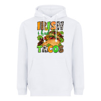 White St. Patrick's Irish i had tacos Heavyweight Hoodie - OliviaCreatesArt