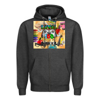 Charcoal Heather level 100 days of school Zipper Hoodie - CowGirlArtShop