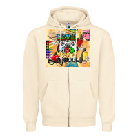 Sandshell level 100 days of school Zipper Hoodie - CowGirlArtShop