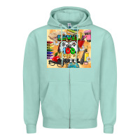Seafoam level 100 days of school Zipper Hoodie - CowGirlArtShop