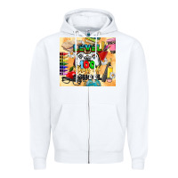 White level 100 days of school Zipper Hoodie - CowGirlArtShop