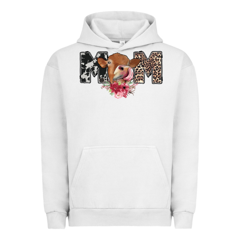 Mom Cow Urban Hoodie by CowhideDigitalArt | Teevron