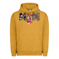 Pigment Peanut Butter mom cow Urban Hoodie - CowhideDigitalArt