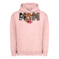 Pigment Salmon mom cow Urban Hoodie - CowhideDigitalArt