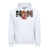 White mom cow Urban Hoodie - CowhideDigitalArt