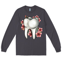 Smoke floral tooth Long Sleeve Tee - Jasminsmagicworld